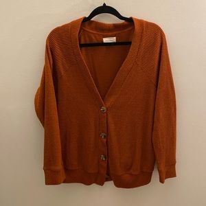 Burnt Orange Cardigan